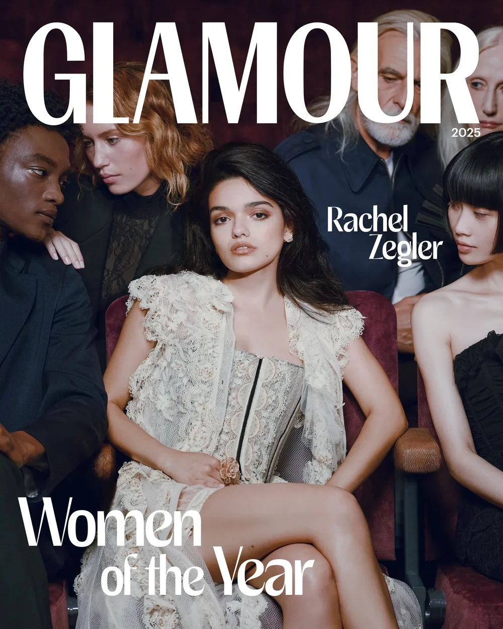 The 2025 Women of the Year cover of the US edition of Glamour, masthead spelled GLAMOUR.