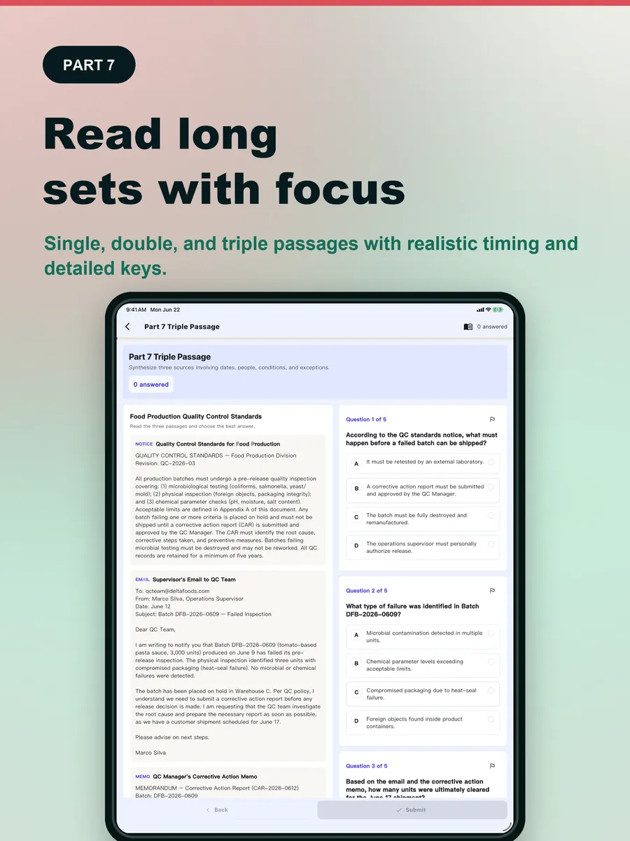 Long passages breathe on iPad and tablets.