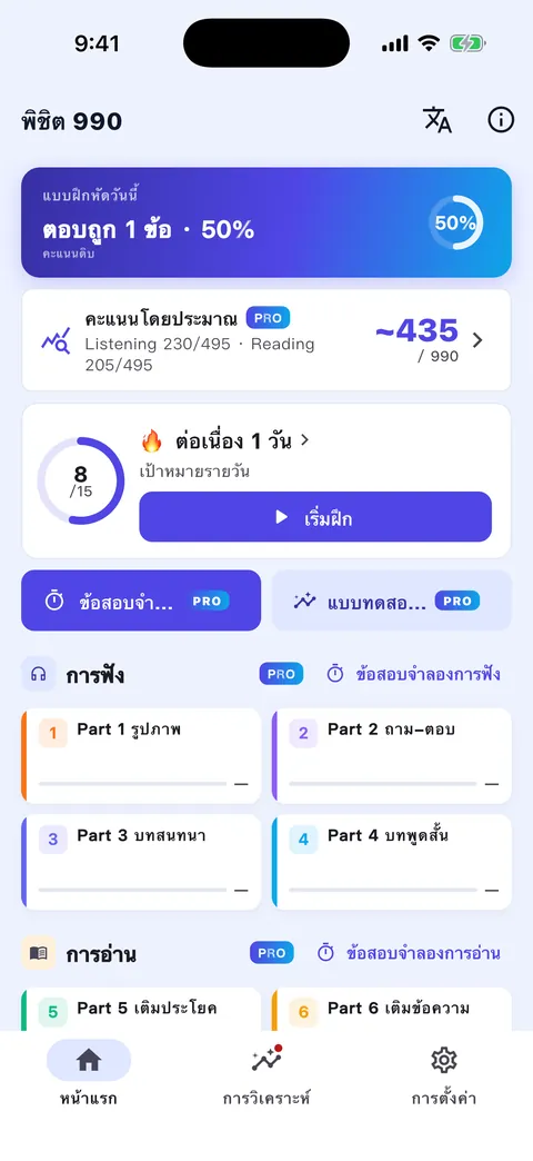 แรงใจในการฝึก