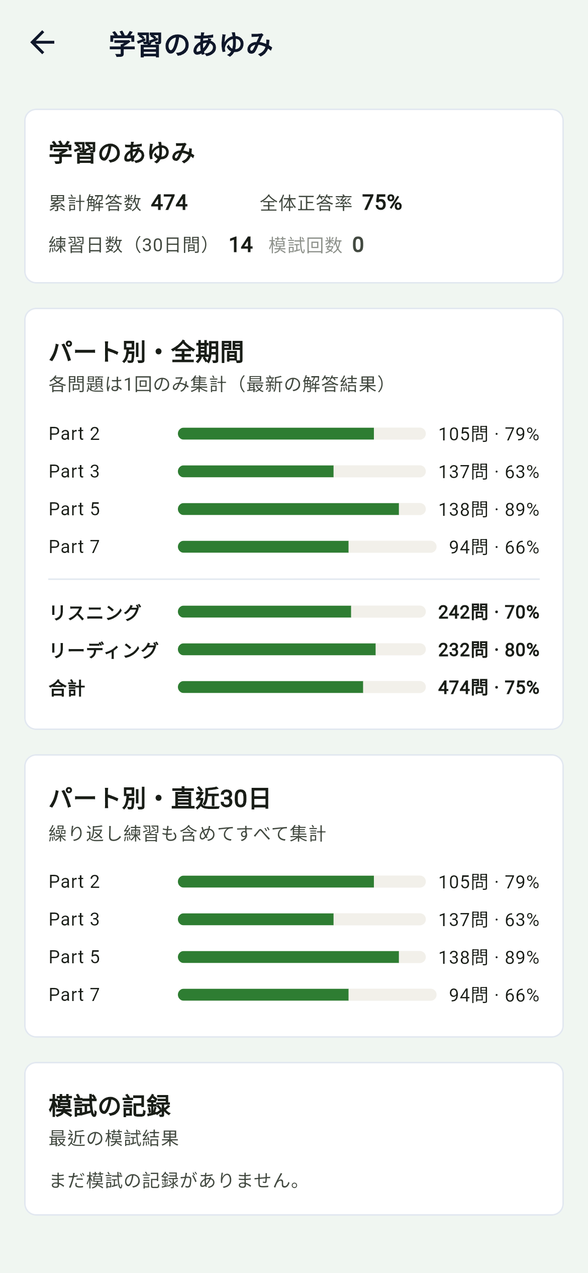 冒険日誌：全戦績の記録